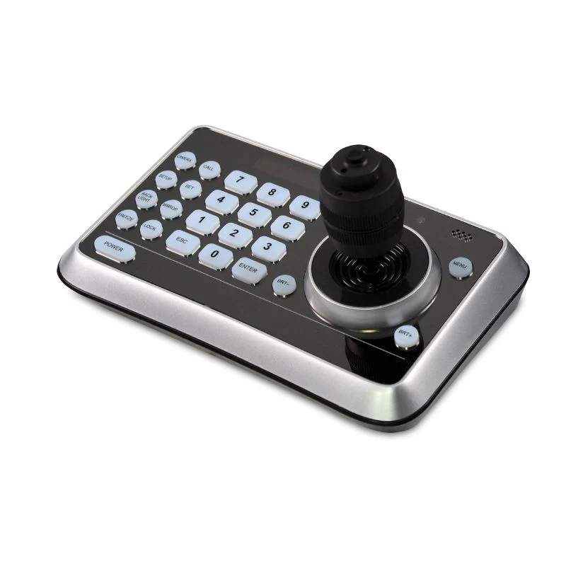 Cheap PTZ IP Joystick Keyboard Controller with RS232 / RS422 Control for Broadcasting Equipment