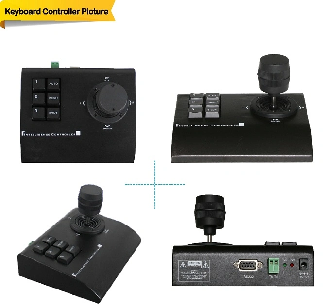 PTZ Camera Keyboard Controller High Speed PTZ/Dome Camera 3D Joystick Mini Fuselage Network PTZ Keyboard Controller DV 12V Power Supply