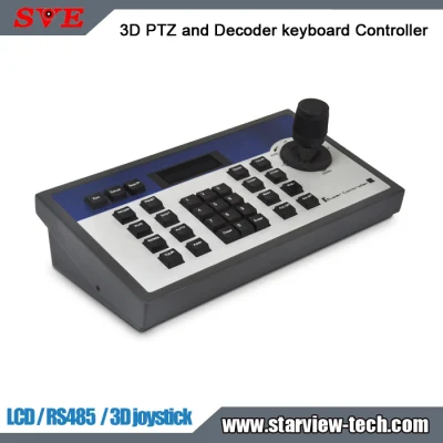 Controlador de teclado de cámara de seguridad 3D PTZ y decodificador 4001et