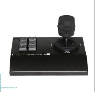 Controlador de teclado de cámara PTZ de alta velocidad PTZ/cámara domo Joystick 3D Mini fuselaje red controlador de teclado PTZ DV 12V fuente de alimentación