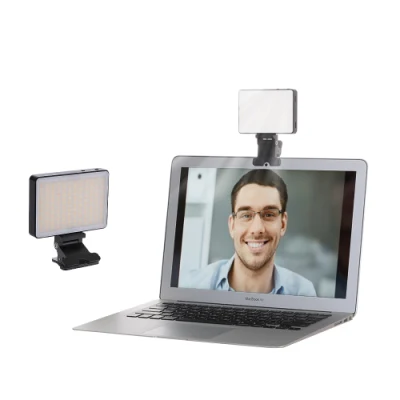 Kingma Portable Mini LED Conference Light Kit de iluminación de videoconferencia con soporte de clip para computadora portátil