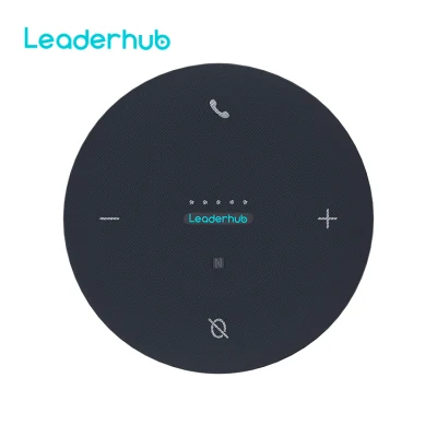 Leaderhub Reducción de ruido Oficina en casa 360 grados Recogida de voz Conferencia Altavoz USB Altavoz